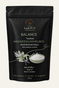 LadyWell „Tasakaal“ magneesiumihelbed 250 g – salveiõliga vannihelbed menopausi ajaks