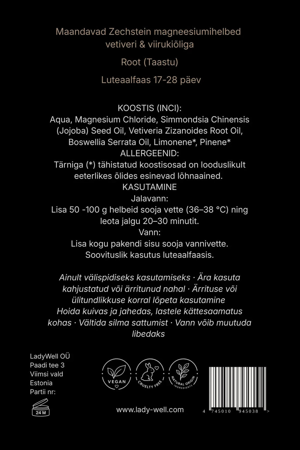 "Taastu" magneesiumihelbed